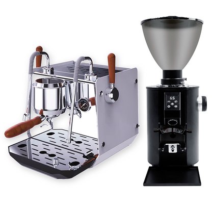 Espressomaskine Elva & Kaffekværn Crest 64 hos Home Roast